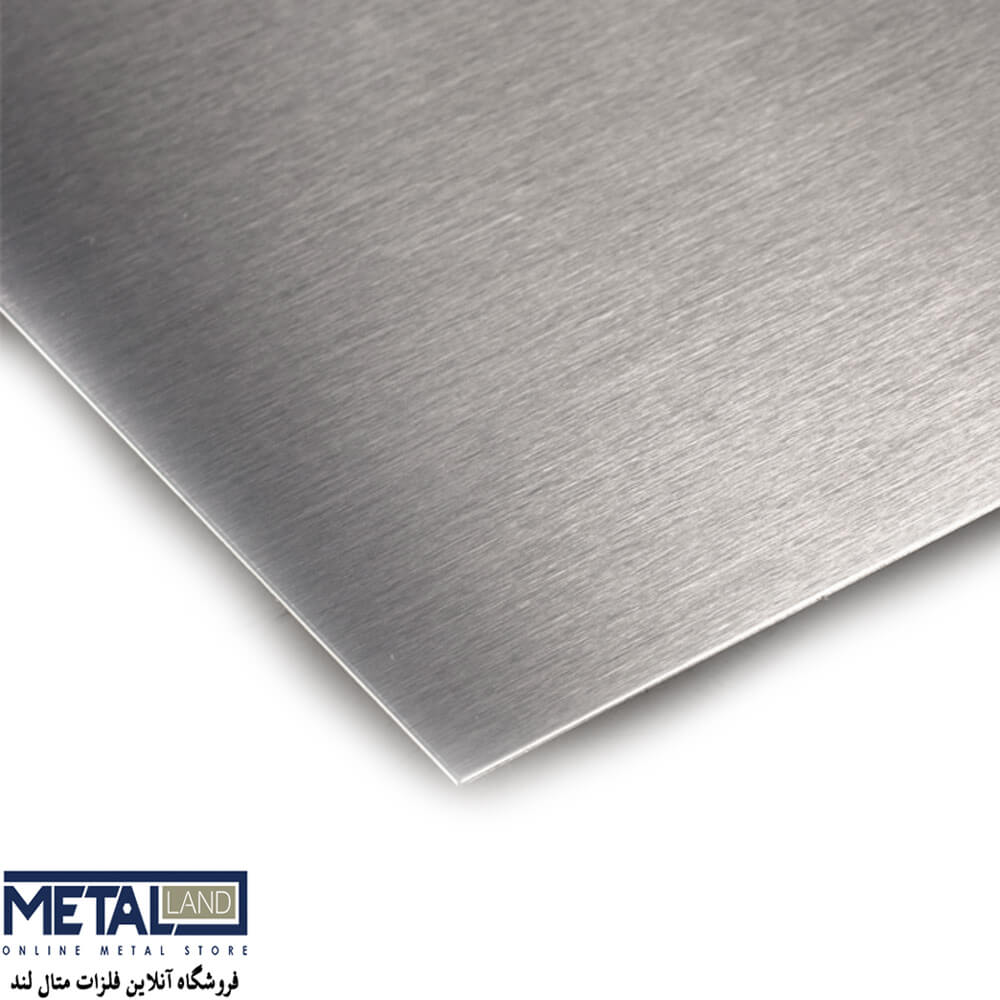 ورق استیل 316 نگیر خش دار-ضخامت2 ابعاد 1000*mm 2000 وزن 35.2kg
